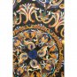 60" Black Marble Real Coffee Dining Table Top Pietra Dura Decor Chirstmas Gifts
