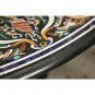 60" Black Marble Real Coffee Dining Table Top Pietra Dura Decor Chirstmas Gifts