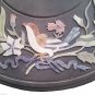 24" Black Table Top Coffee Birds Mosaic Handmade Marquetry Outdoor Decorative