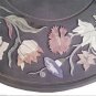 24" Black Table Top Coffee Birds Mosaic Handmade Marquetry Outdoor Decorative