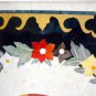 24"x24" Marble Coffee Table Top Semi Precious Gem Marquetry Inlay Home Decor