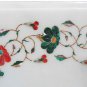 19"x19" Round Marble Coffee Table Rare Gems Inlay Mosaic Floral Decor Home Gift