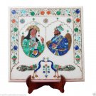 15"x15" Marble Coffee Table Top Rare Mumtaz Shajahha Inlad Living Gifts Decor 15"x15" Marble Coffee Table Top Rare Mumtaz Shajahha Inlad Living Gifts Decor