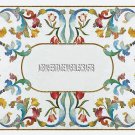 6'x3' Marvelous Marble Dining Table Mosaic Unique Arts Hallway Patio Decor H3943