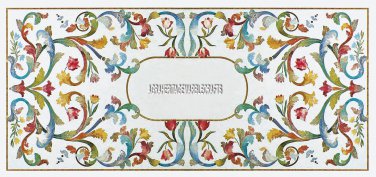 6'x3' Marvelous Marble Dining Table Mosaic Unique Arts Hallway Patio Decor H3943