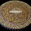 48" Traditional Marble Round Dining Table Mosaic Unique Inlay Arts Decor H3949