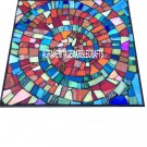 36" Marvelous Marble Dining Table Multi Mosaic Handmade Inlay Garden Decor H3975
