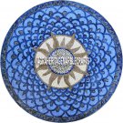 48" Round Marble Dining Table Lapis Inlay Marquetry Stone Random Art Decor H3897 48" Round Marble Dining Table Lapis Inlay Marquetry Stone Random Art Decor H3897