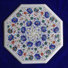 20" Living Room Decor Marquetry Marble Table Gifts Top Design Mosaic Inlaid Art 20" Living Room Decor Marquetry Marble Table Gifts Top Design Mosaic Inlaid Art
