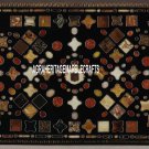 4'x3' Black Marble Breakfast Table Top Antique Inlay Design Hallway Decor H3997 4'x3' Black Marble Breakfast Table Top Antique Inlay Design Hallway Decor H3997