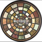 18'' Marble Multi Mosaic Marquetry Coffee Table Top Inlay Arts Living Home Decor
