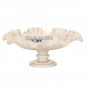 12"x12''x5'' White Marble Dry Fruit Bowl Lapis Stone Mosaic Inlay Art Home Decor