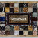 4'x2' Marble Rectangle Table Dining Top Mosaic Multi Cubes Furniture Decor H3934 4'x2' Marble Rectangle Table Dining Top Mosaic Multi Cubes Furniture Decor H3934