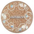 30" Precious Marble Round Dining Table Collectible Inlaid Gemstone Decor H3996