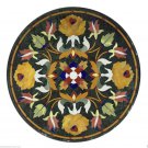 23"x23" Marble Coffee Center Table Top Mosaic Inlay Pietradure Arts Garden Decor 23"x23" Marble Coffee Center Table Top Mosaic Inlay Pietradure Arts Garden Decor
