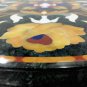 23"x23" Marble Coffee Center Table Top Mosaic Inlay Pietradure Arts Garden Decor