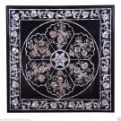 24"x24" Marble Center Table Top Mother of Pearl Gems Mosaic Living Room Decor 24"x24" Marble Center Table Top Mother of Pearl Gems Mosaic Living Room Decor