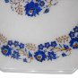 15"x15" Marble Coffee Table Top Lapis Inlay Stone Mosaic Living Room Decor Art