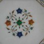 12" Marble Coffee Table Top Handicraft Marquetry Semi Precious New Decorative