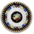 24" Marble Coffee Table Top Fruits Pietra Dura Lapis Handmade Home Decorative