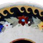 24" Marble Coffee Table Top Fruits Pietra Dura Lapis Handmade Home Decorative