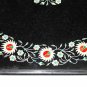 24" Marble Coffee Center Table Top Carnelian Inlay Marquetry Inlay Outdoor Decor