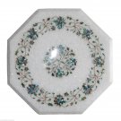 16"x16" Marble End Coffee Table Top Pauashell Gems Mosaic Home Decor H011 16"x16" Marble End Coffee Table Top Pauashell Gems Mosaic Home Decor H011