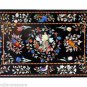 3'x6' Marble Dining Table Top Rare Stone Birds Flower Mosaic Art Decor Furniture