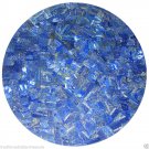Exclusive Marble Dining Table Top Lapis Lazuli Mosaic Inlay Work Outdoor Decor