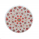 20"Marble Coffee Cardelian Paua Shell Table Top Marquetry Ramdan Decoration Arts