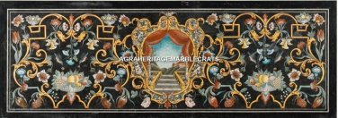 8'x4' Marble Restaurant Table Marquetry Beautiful Inlay Antique Arts Decor H5266