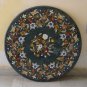 36" Green Marble Coffee Table Top Dining Coffee Marquetry Handmade Hallway Decor