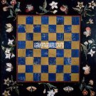2'x2' Marble Chess Coffee Table Marquetry Floral Inlaid Art Hallway Decor H3995 2'x2' Marble Chess Coffee Table Marquetry Floral Inlaid Art Hallway Decor H3995