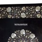 2.5'x5' Black Marble Dining Table Top Mother of Pearl Inlay Art Decor Furniture