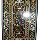 2.5'x5' Marble Dining Table Top Rare Stone Mosaic Inlaid Marquetry Furniture Art 2.5'x5' Marble Dining Table Top Rare Stone Mosaic Inlaid Marquetry Furniture Art