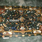 4'x3' Green Marble Pietradura Gems Dining Table Furniture Art Inlay Patio Decor 4'x3' Green Marble Pietradura Gems Dining Table Furniture Art Inlay Patio Decor