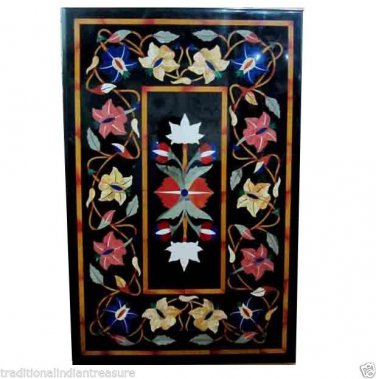 2'x4' Marble Console Table Top Dining Furniture Mosaic Inlay Hallway Gift Decor