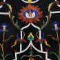 24"x47" Marble Dining Side Table Top Stone Inlaid Pietradura Outdoor Patio Decor