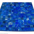 48" Marble Dining Table Top Lapis Lazuli Marquetry Arts Inlay Art Mosaic Decor