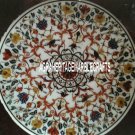 36" White Marble Round Dining Table Top Rare Gems Mosaic Inlay Italian Art Decor 36" White Marble Round Dining Table Top Rare Gems Mosaic Inlay Italian Art Decor