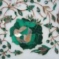 30" Marble Coffee Malachite Paua Shell Table Top Floral Mosaic Inlay Home Decor