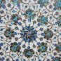 30" Marble Coffee Table Top Paua Shell Art Gemstones Filigree Inlaid Handmade