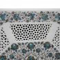 30" Marble Coffee Table Top Paua Shell Art Gemstones Filigree Inlaid Handmade
