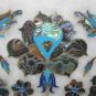 30" Marble Coffee Table Top Paua Shell Art Gemstones Filigree Inlaid Handmade