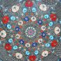 24" Marble Coffee Table Top Inlaid Semi Precious Filigree Handmade Decorative