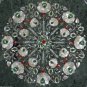 24" Green Table Top Unique Coffee Handmade Marquetry Decorative Pauashell Decor