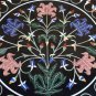2.5' Italian Coffee Marble Top Cocktail Table Top Mosaic Inlay Handmade Decor