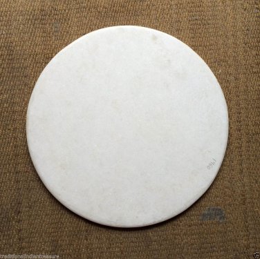 4'x4' White Marble Round Plain Coffee Dining Table Top Home Decor Art GIfts