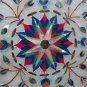 30" Marble Restaurant Table Top Multi Floral Semi Precious Decor Stones Arts