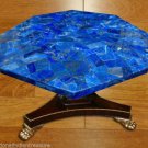 24" Marble Coffee Side Table Top Lapis Lazuli Mosaic Inlaid Outdoor Gifts Decor 24" Marble Coffee Side Table Top Lapis Lazuli Mosaic Inlaid Outdoor Gifts Decor
